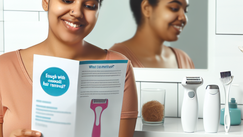 セルフ脱毛で十分!その方法とは?