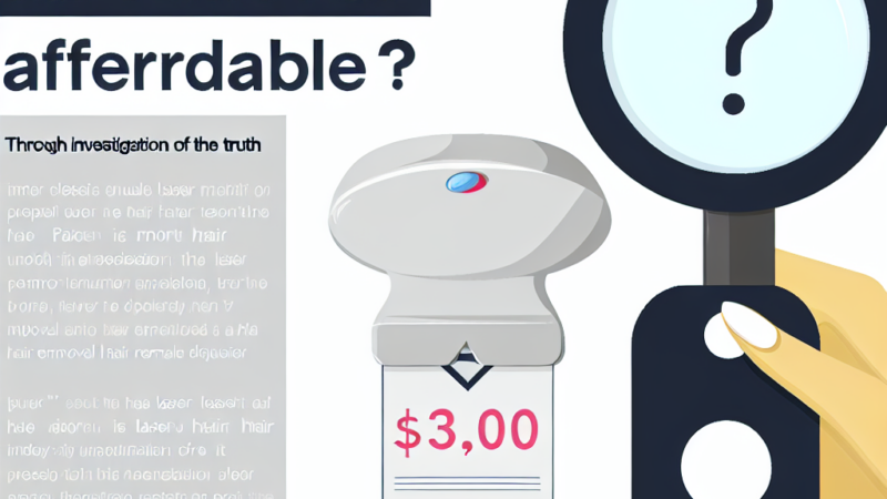 美容脱毛は安い?真相を徹底調査!